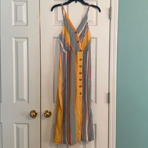 Mid shin length dress